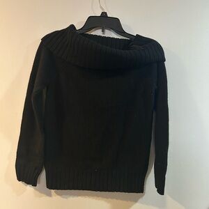 Old Navy Perfect Fit Black Sweater size medium with cowl neck